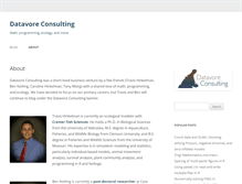 Tablet Screenshot of datavoreconsulting.com